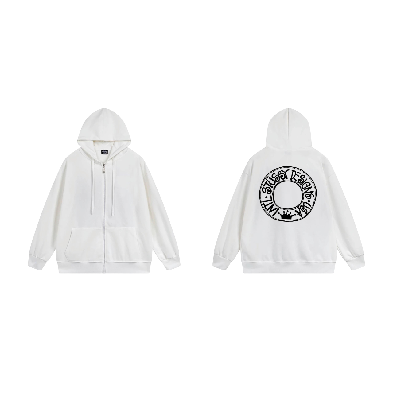 Stussy Stussy Zipper Hoodie — Hoodies and Pants find on BoonBuy Finds